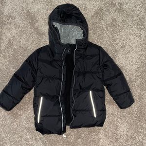 Boys Black Puffer Jacket